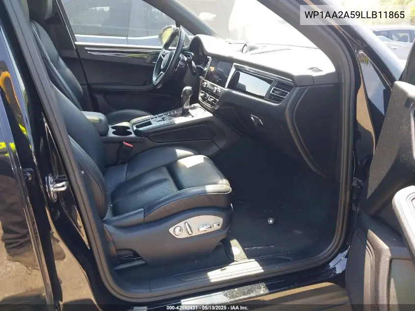 2020 Porsche Macan VIN: WP1AA2A59LLB11865 Lot: 42192431