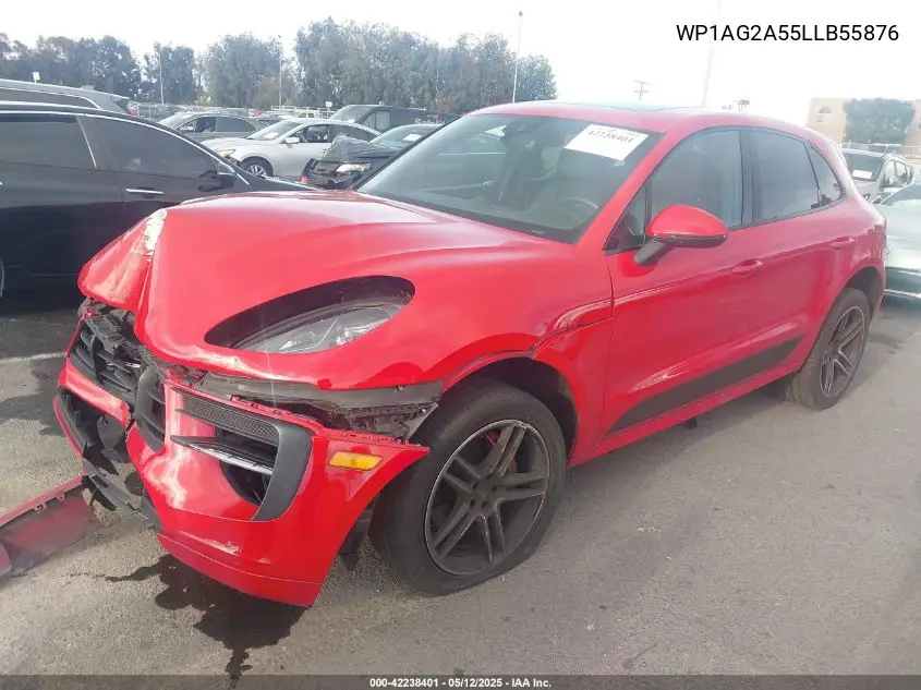 2020 Porsche Macan Gts VIN: WP1AG2A55LLB55876 Lot: 42238401