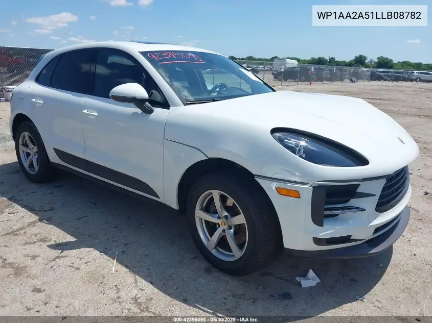 2020 Porsche Macan VIN: WP1AA2A51LLB08782 Lot: 42395095