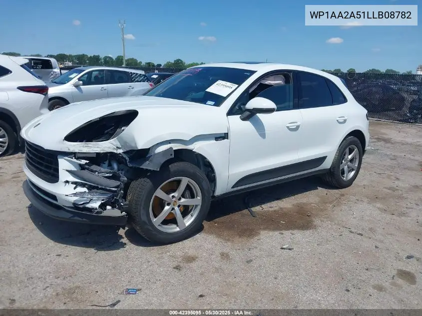 2020 Porsche Macan VIN: WP1AA2A51LLB08782 Lot: 42395095