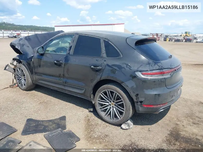 2020 Porsche Macan VIN: WP1AA2A59LLB15186 Lot: 42428833