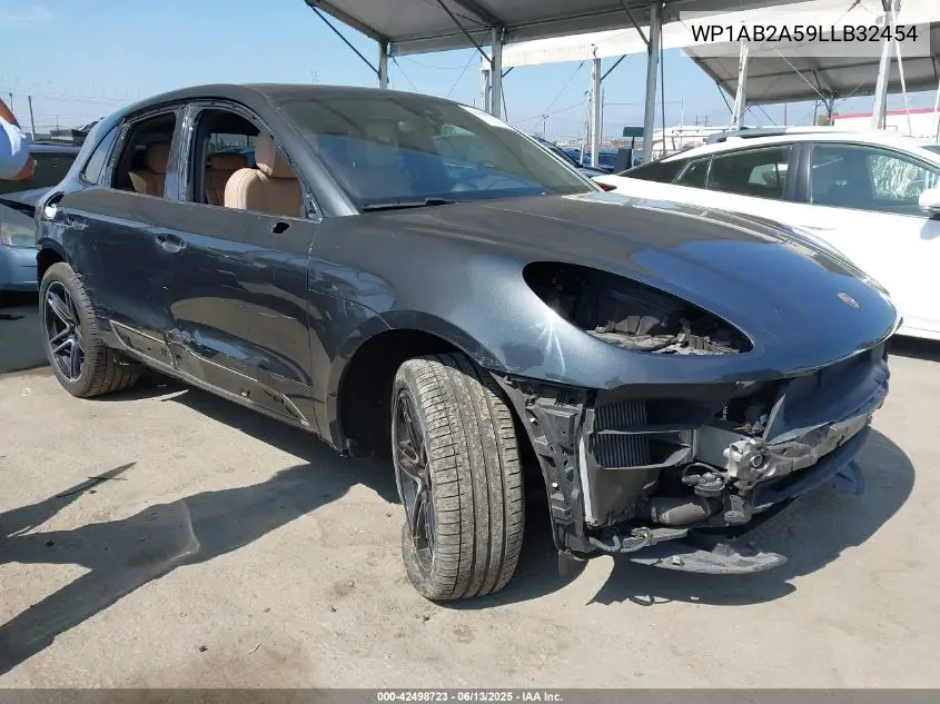 2020 Porsche Macan S VIN: WP1AB2A59LLB32454 Lot: 42498723