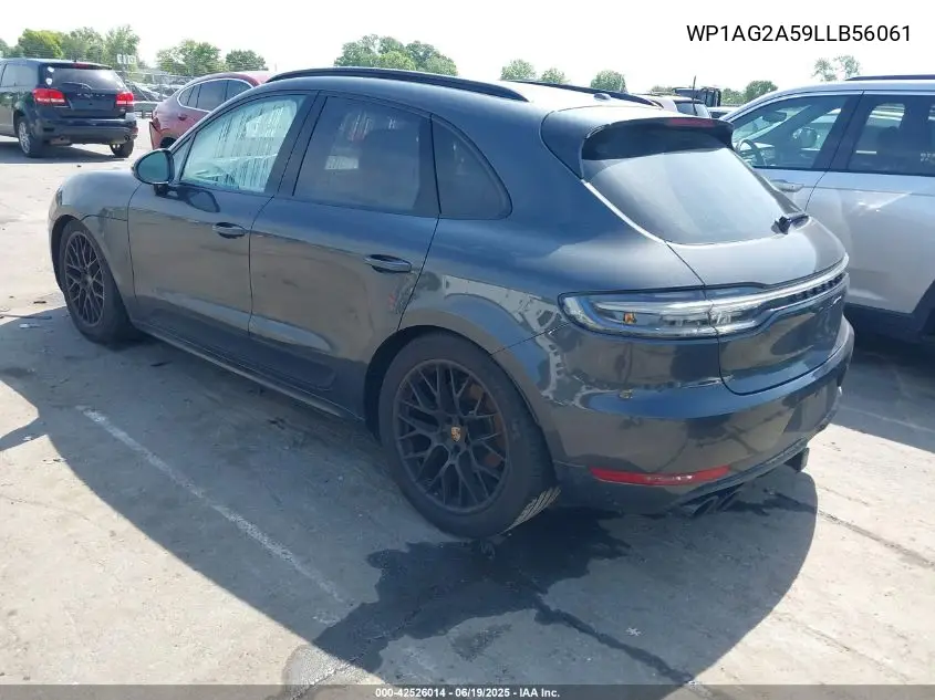 2020 Porsche Macan Gts VIN: WP1AG2A59LLB56061 Lot: 42526014