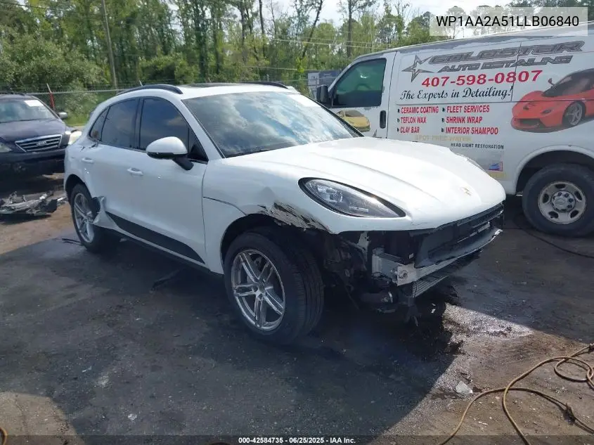 2020 Porsche Macan VIN: WP1AA2A51LLB06840 Lot: 42584735