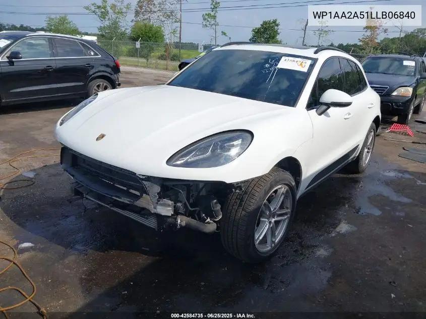 2020 Porsche Macan VIN: WP1AA2A51LLB06840 Lot: 42584735