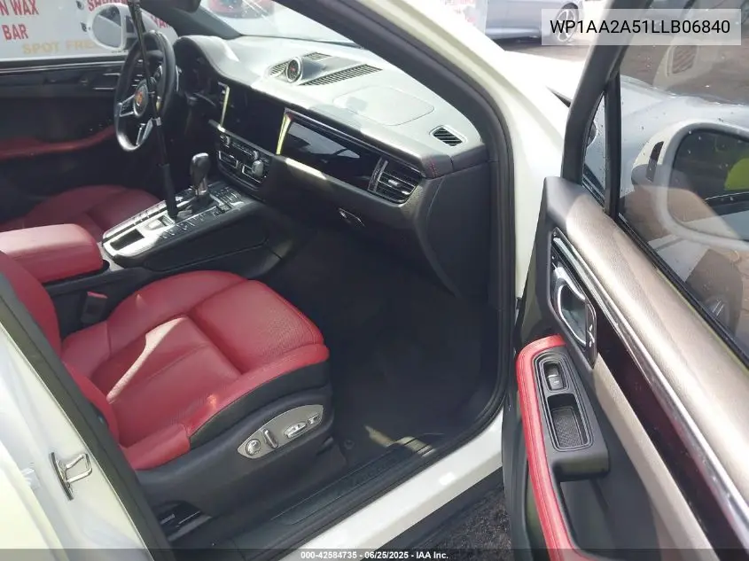2020 Porsche Macan VIN: WP1AA2A51LLB06840 Lot: 42584735