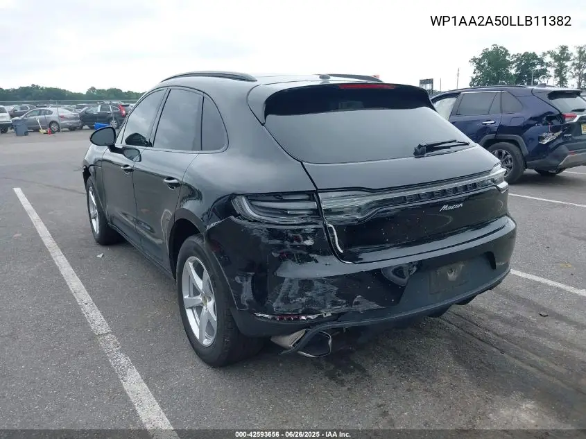 2020 Porsche Macan VIN: WP1AA2A50LLB11382 Lot: 42593656