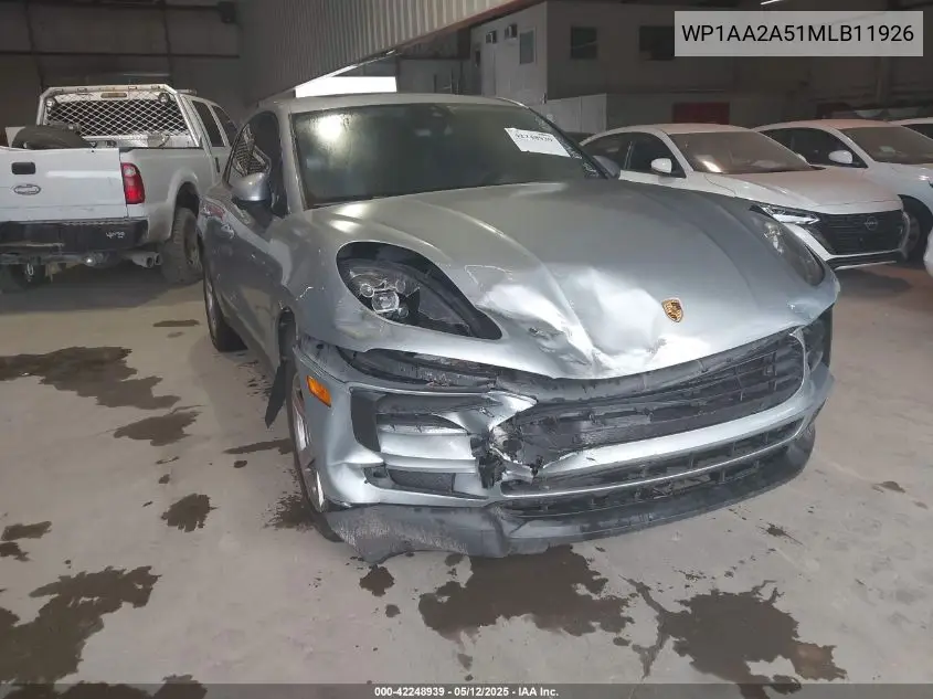 2021 Porsche Macan VIN: WP1AA2A51MLB11926 Lot: 42248939