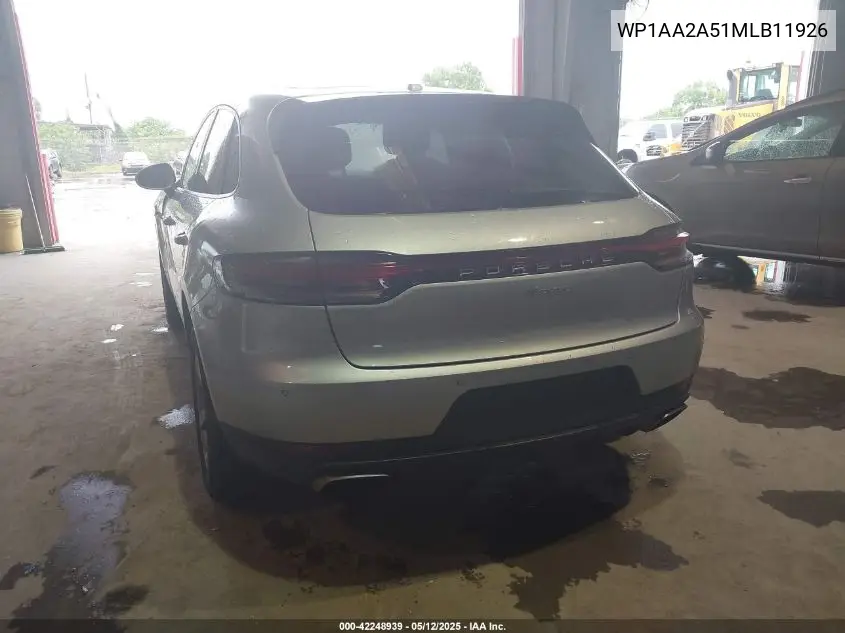 2021 Porsche Macan VIN: WP1AA2A51MLB11926 Lot: 42248939