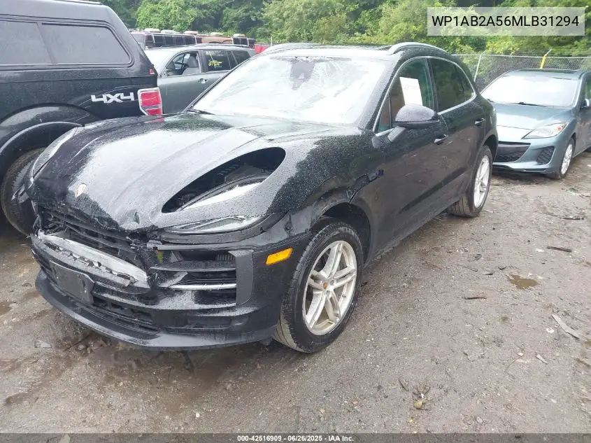 2021 Porsche Macan S VIN: WP1AB2A56MLB31294 Lot: 42516909