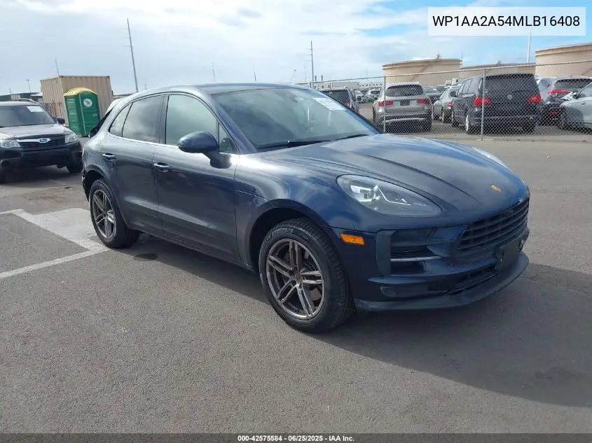 2021 Porsche Macan VIN: WP1AA2A54MLB16408 Lot: 42575584