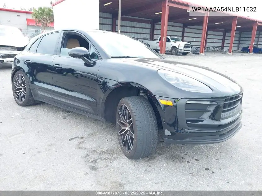 2022 Porsche Macan VIN: WP1AA2A54NLB11632 Lot: 41877875