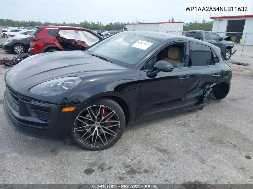 2022 Porsche Macan VIN: WP1AA2A54NLB11632 Lot: 41877875