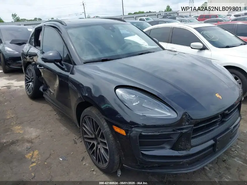 2022 Porsche Macan VIN: WP1AA2A52NLB09801 Lot: 42168524