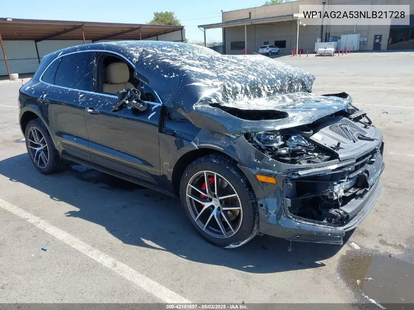 2022 Porsche Macan S VIN: WP1AG2A53NLB21728 Lot: 42181697