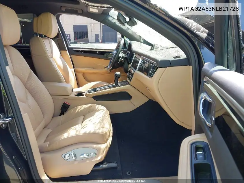 2022 Porsche Macan S VIN: WP1AG2A53NLB21728 Lot: 42181697