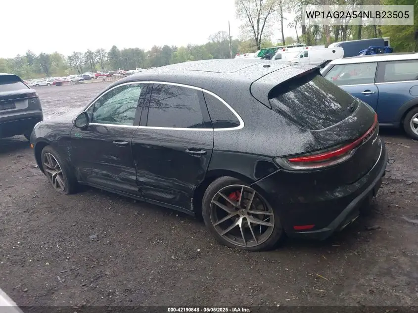 2022 Porsche Macan S VIN: WP1AG2A54NLB23505 Lot: 42190848