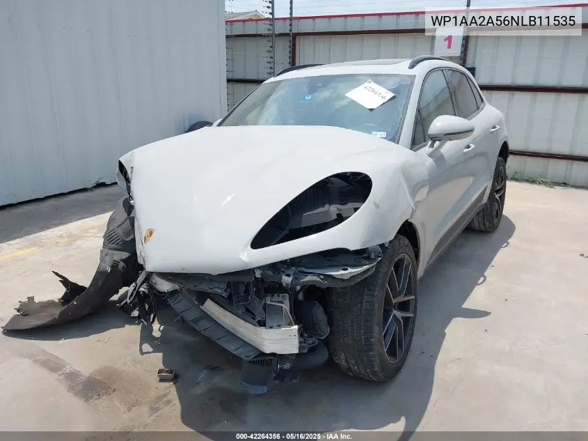 2022 Porsche Macan VIN: WP1AA2A56NLB11535 Lot: 42264356