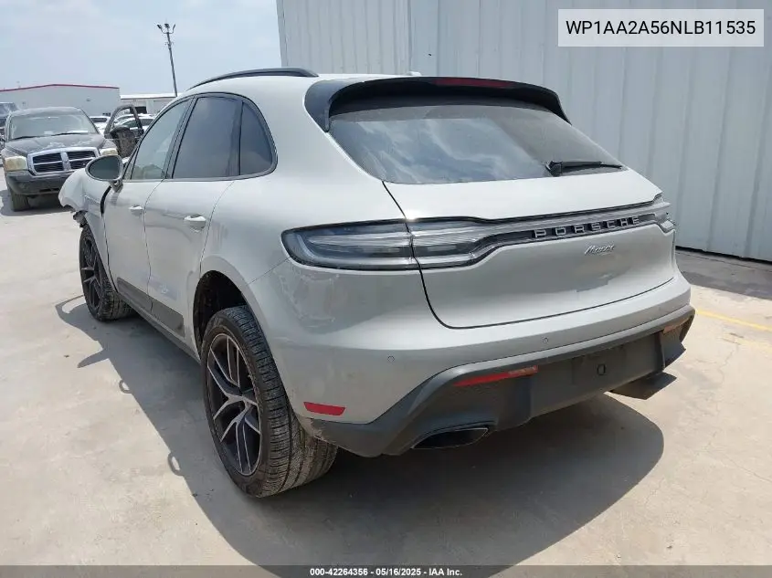 2022 Porsche Macan VIN: WP1AA2A56NLB11535 Lot: 42264356