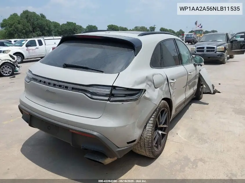 2022 Porsche Macan VIN: WP1AA2A56NLB11535 Lot: 42264356