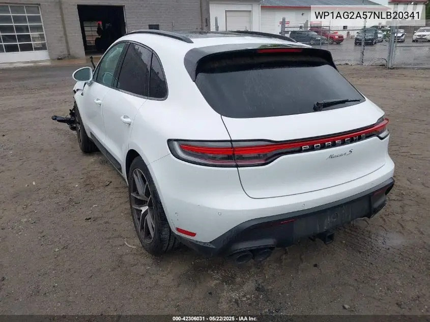 2022 Porsche Macan S VIN: WP1AG2A57NLB20341 Lot: 42306031