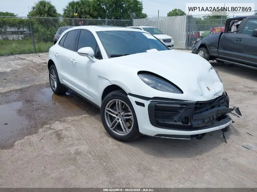 2022 Porsche Macan VIN: WP1AA2A54NLB07869 Lot: 42329019