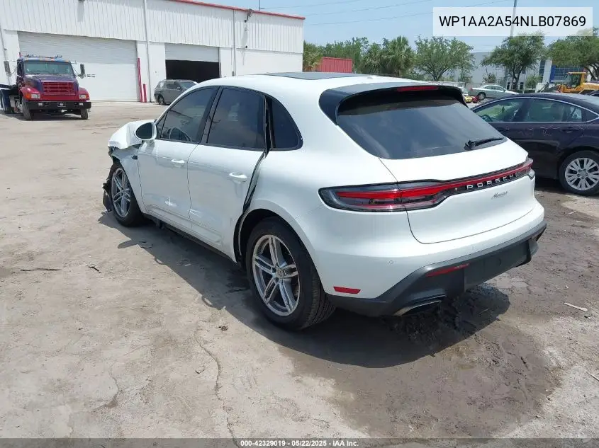 2022 Porsche Macan VIN: WP1AA2A54NLB07869 Lot: 42329019