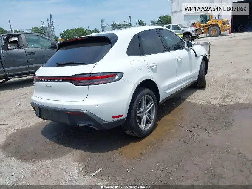 2022 Porsche Macan VIN: WP1AA2A54NLB07869 Lot: 42329019