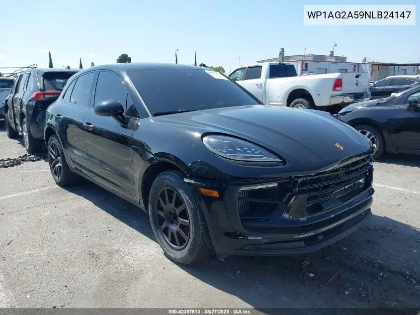 2022 Porsche Macan S VIN: WP1AG2A59NLB24147 Lot: 42357613