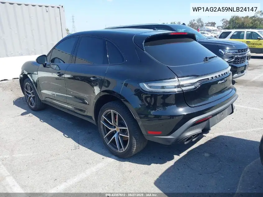 2022 Porsche Macan S VIN: WP1AG2A59NLB24147 Lot: 42357613