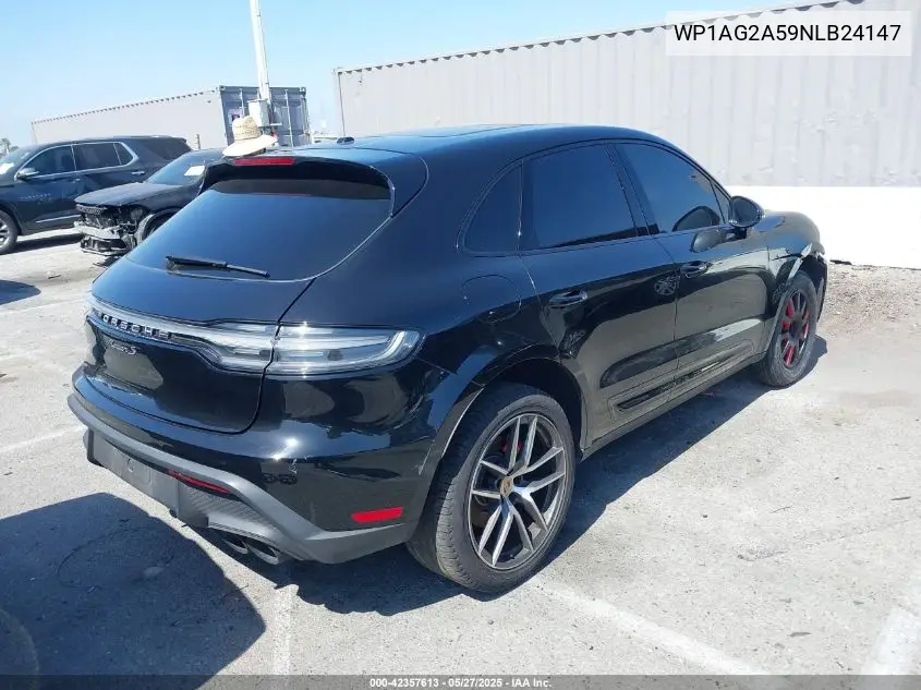 2022 Porsche Macan S VIN: WP1AG2A59NLB24147 Lot: 42357613