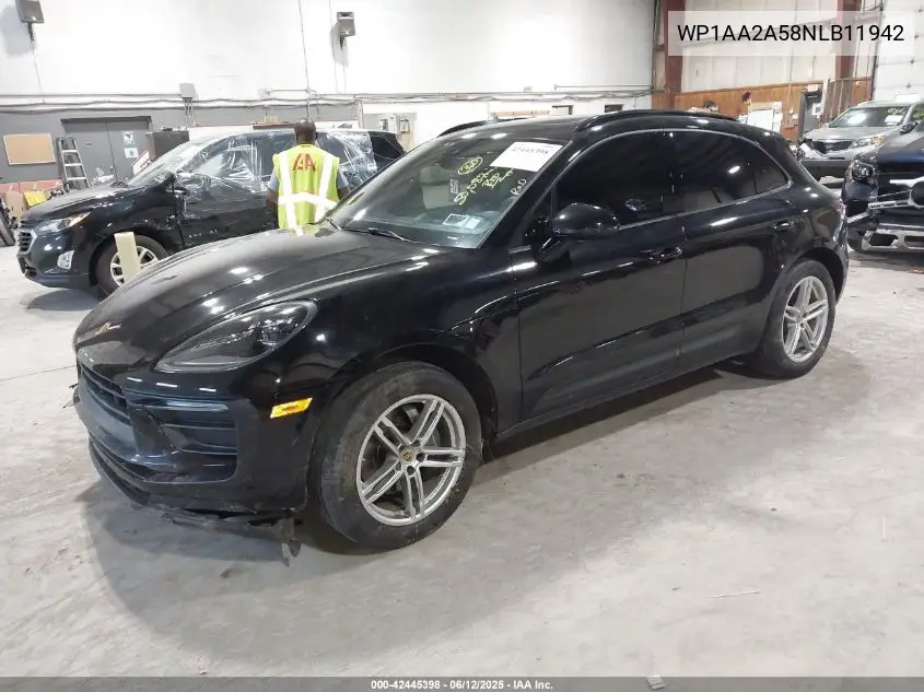 2022 Porsche Macan VIN: WP1AA2A58NLB11942 Lot: 42445398