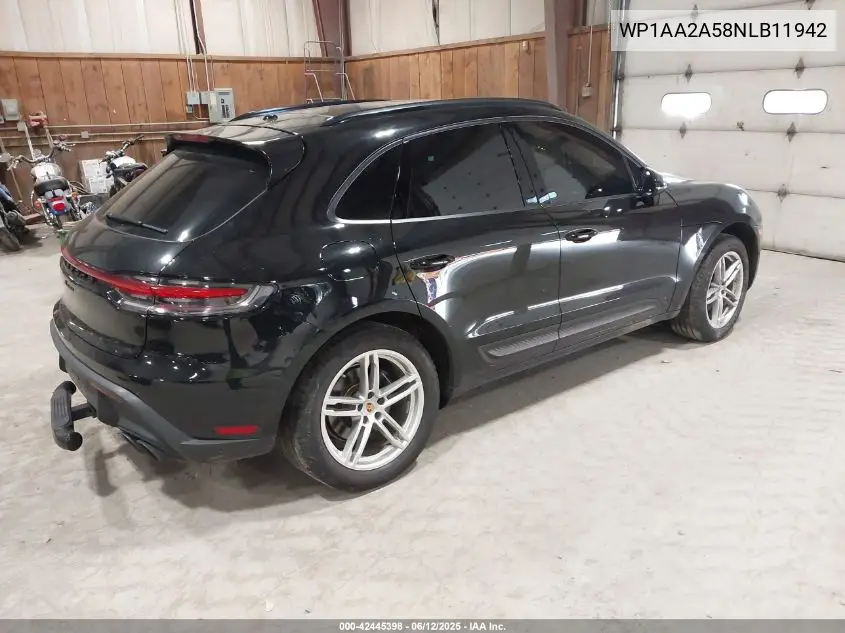 2022 Porsche Macan VIN: WP1AA2A58NLB11942 Lot: 42445398