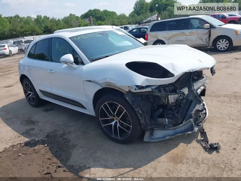 2022 Porsche Macan VIN: WP1AA2A50NLB08680 Lot: 42469832