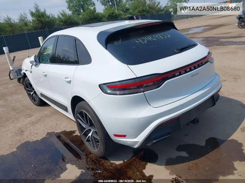 2022 Porsche Macan VIN: WP1AA2A50NLB08680 Lot: 42469832