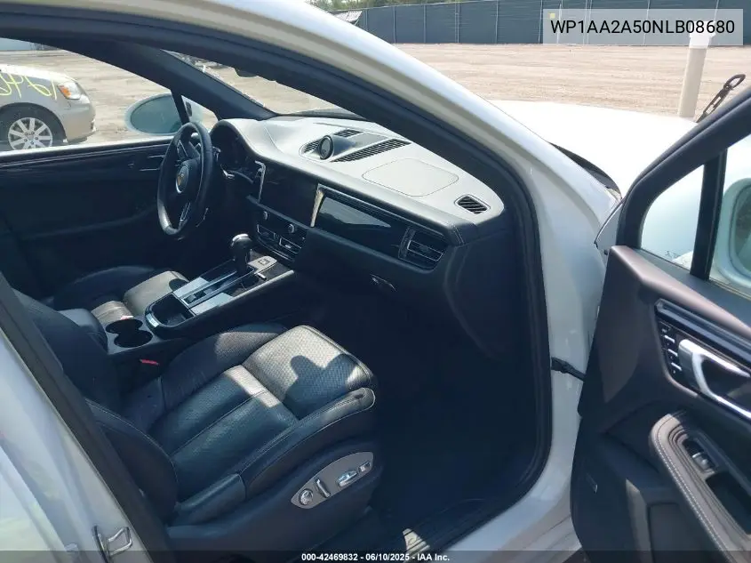 2022 Porsche Macan VIN: WP1AA2A50NLB08680 Lot: 42469832