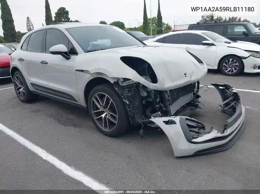 2024 Porsche Macan T VIN: WP1AA2A59RLB11180 Lot: 42543591