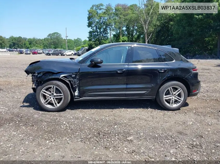 2025 Porsche Macan T VIN: WP1AA2A5XSLB03837 Lot: 42562637