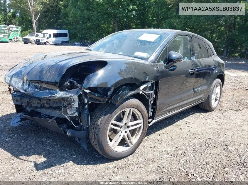 2025 Porsche Macan T VIN: WP1AA2A5XSLB03837 Lot: 42562637