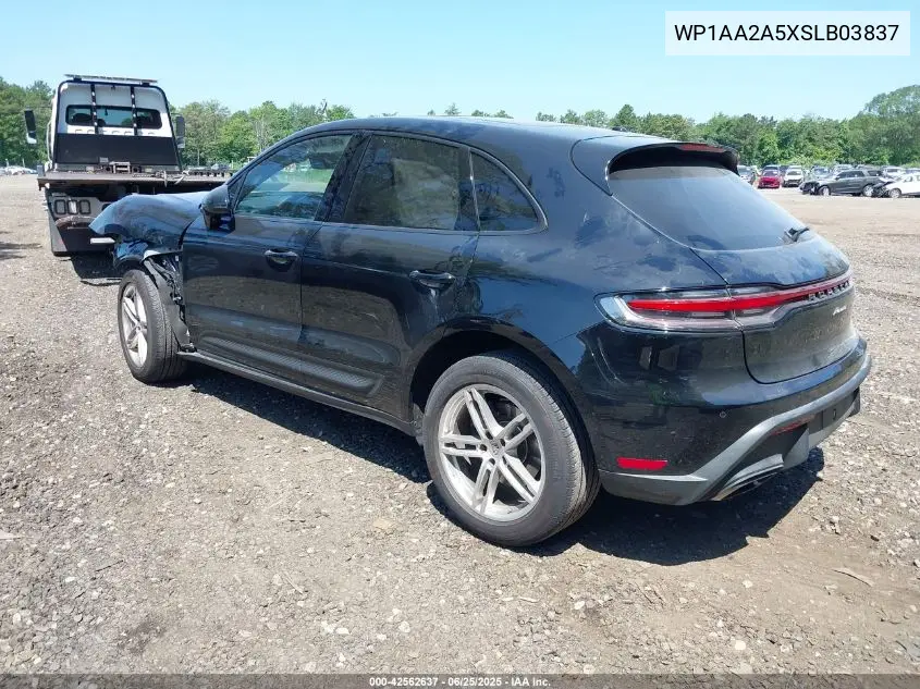 2025 Porsche Macan T VIN: WP1AA2A5XSLB03837 Lot: 42562637