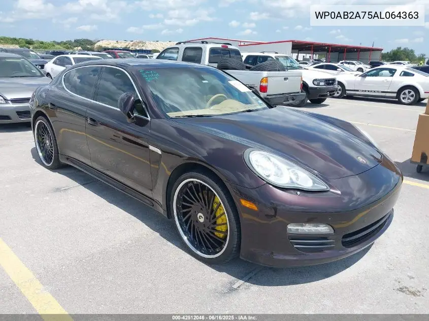 2010 Porsche Panamera S VIN: WP0AB2A75AL064363 Lot: 42512046