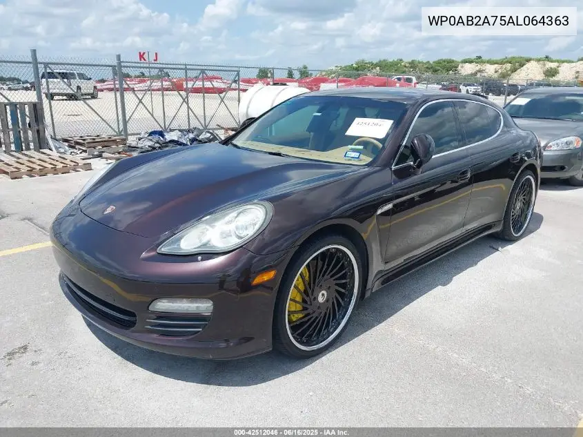 2010 Porsche Panamera S VIN: WP0AB2A75AL064363 Lot: 42512046