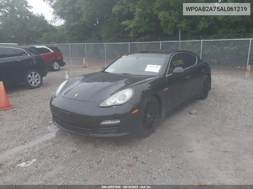 2010 Porsche Panamera 4S VIN: WP0AB2A75AL061219 Lot: 42527540