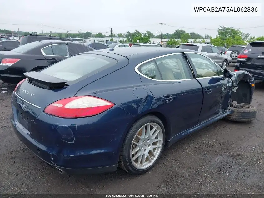 2010 Porsche Panamera 4S VIN: WP0AB2A75AL062886 Lot: 42528122