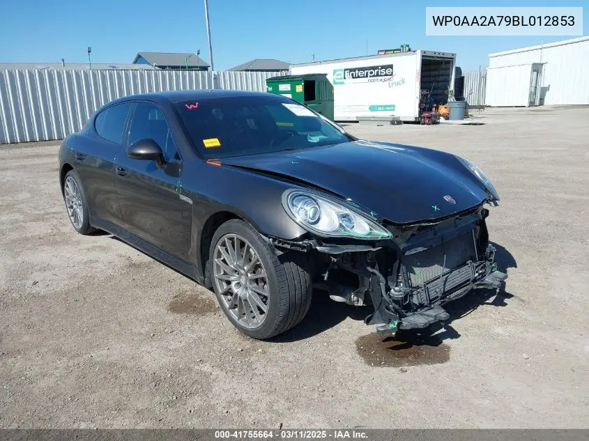 2011 Porsche Panamera 4 VIN: WP0AA2A79BL012853 Lot: 41755664