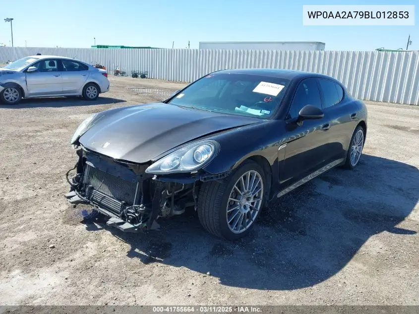 2011 Porsche Panamera 4 VIN: WP0AA2A79BL012853 Lot: 41755664
