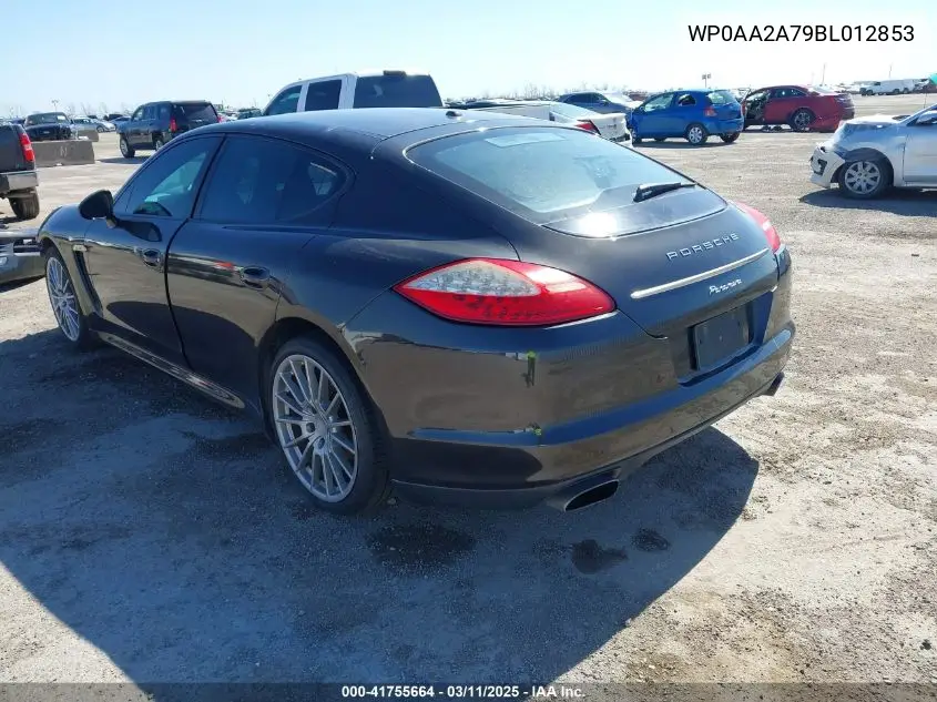 2011 Porsche Panamera 4 VIN: WP0AA2A79BL012853 Lot: 41755664