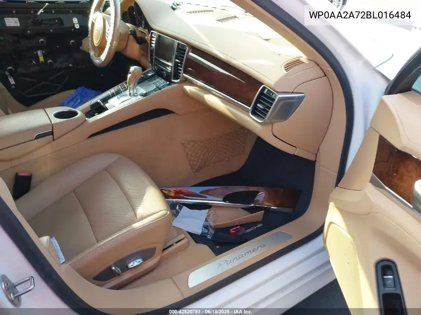 2011 Porsche Panamera 4 VIN: WP0AA2A72BL016484 Lot: 42520751