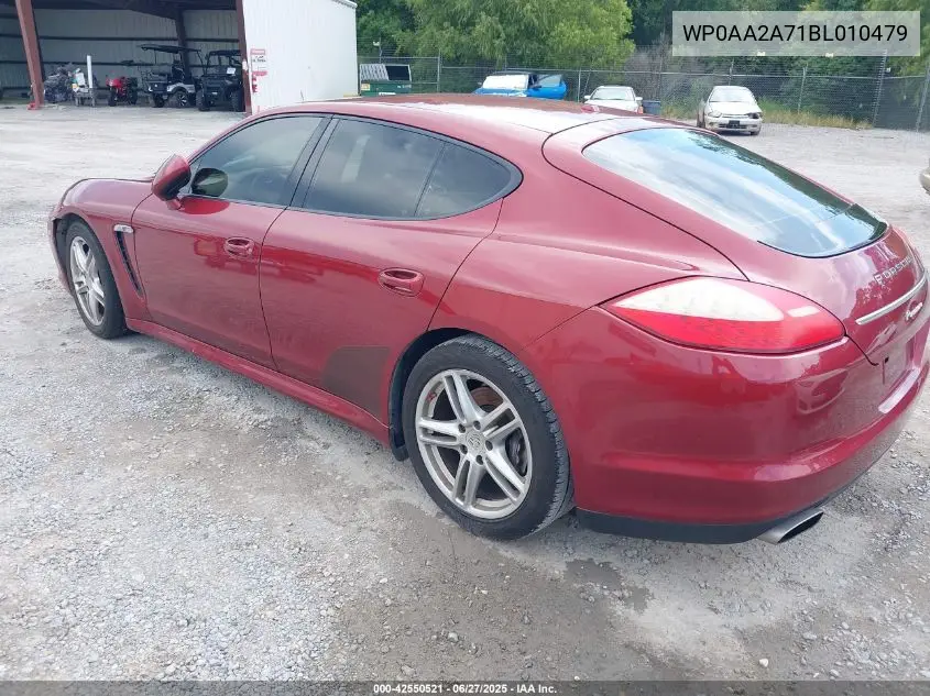 2011 Porsche Panamera 4 VIN: WP0AA2A71BL010479 Lot: 42550521