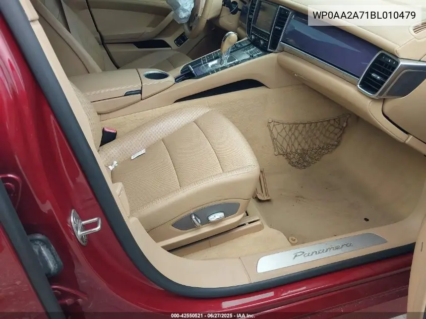 2011 Porsche Panamera 4 VIN: WP0AA2A71BL010479 Lot: 42550521